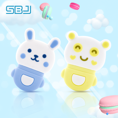 food grade soft silicone vibrating baby pacifier chewing gum soother teether