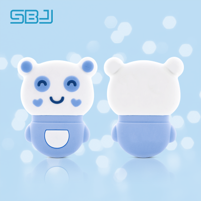 digital bpa free silicone vibrating rattles soft vibration teeth soother baby teethers